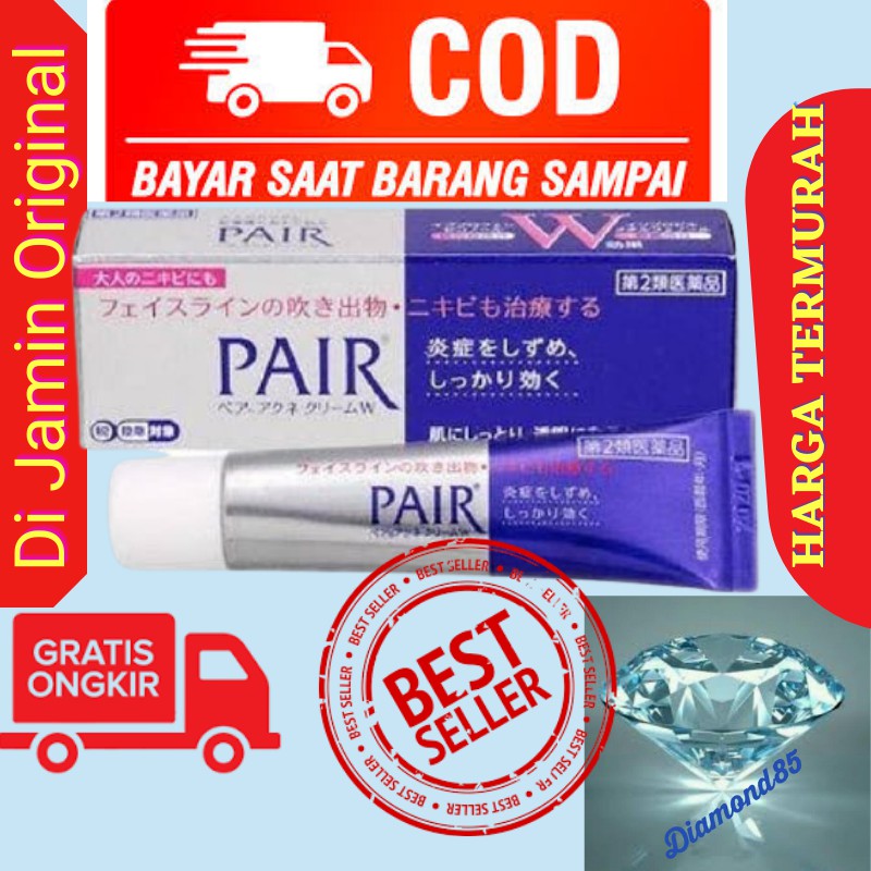 Lion Japan Pair Acne Care Cream W - Obat Jerawat - 14 Gram
