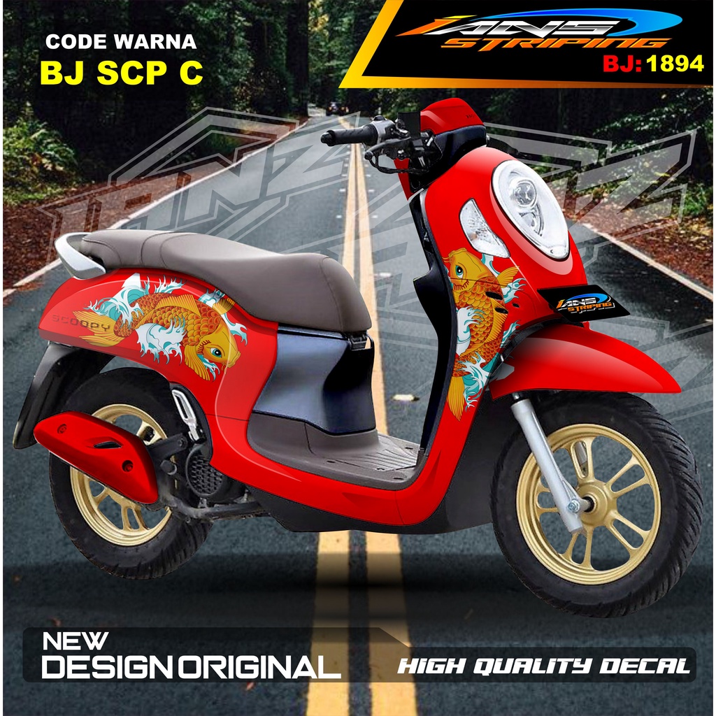 STIKER FULL BODY SCOOPY / STICKER ALL NEW SCOOPY / STIKER FULL BODY SCOOPY TERMURAH / STIKER MOTOR SCOOPY / STIKER MOTOR