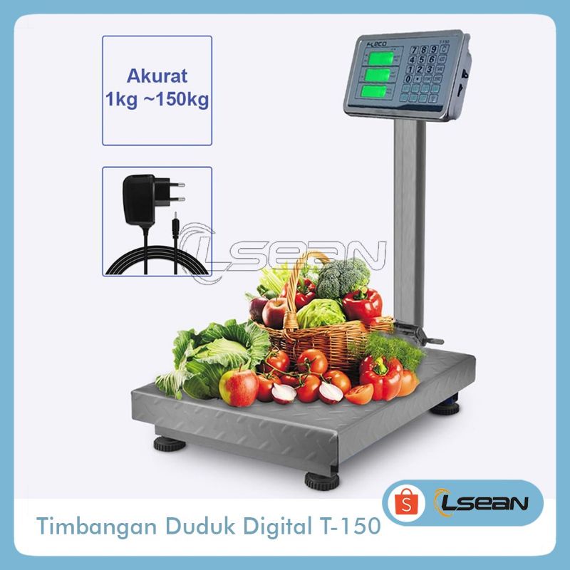 TIMBANGAN DUDUK DIGITAL | BISA DICHARGE ULANG KAPASITAS 150Kg