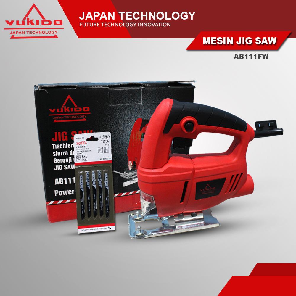PROMO SHOPPE !!! MESIN GERGAJI UKIR KAYU JIGSAW YUKIDO TERMURAH DAN TERLARIS FREE MATA 5 PCS