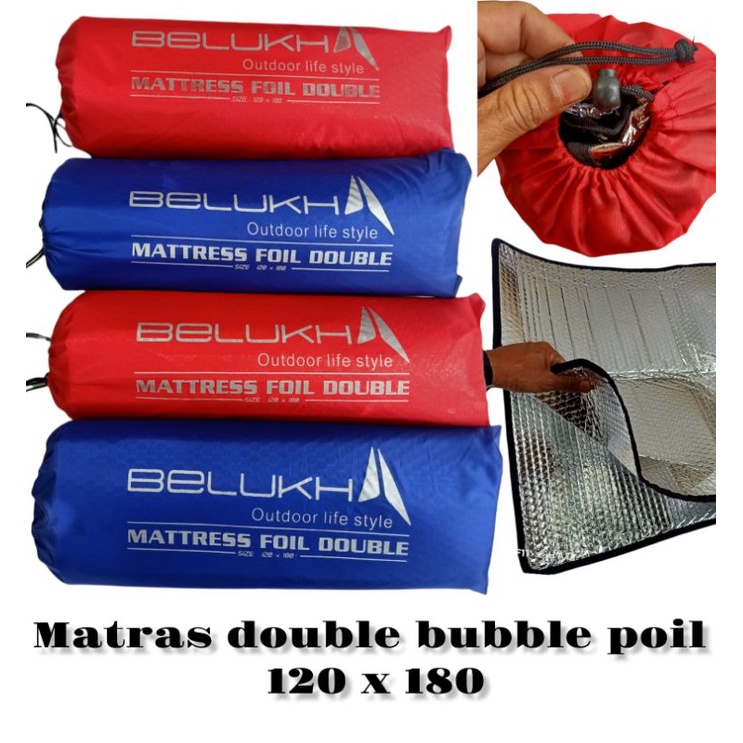 matras alumunium poil duble bubble