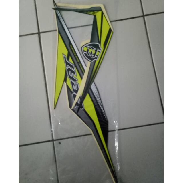 Stiker striping honda beat cbs 2019 HITAM HIJAU