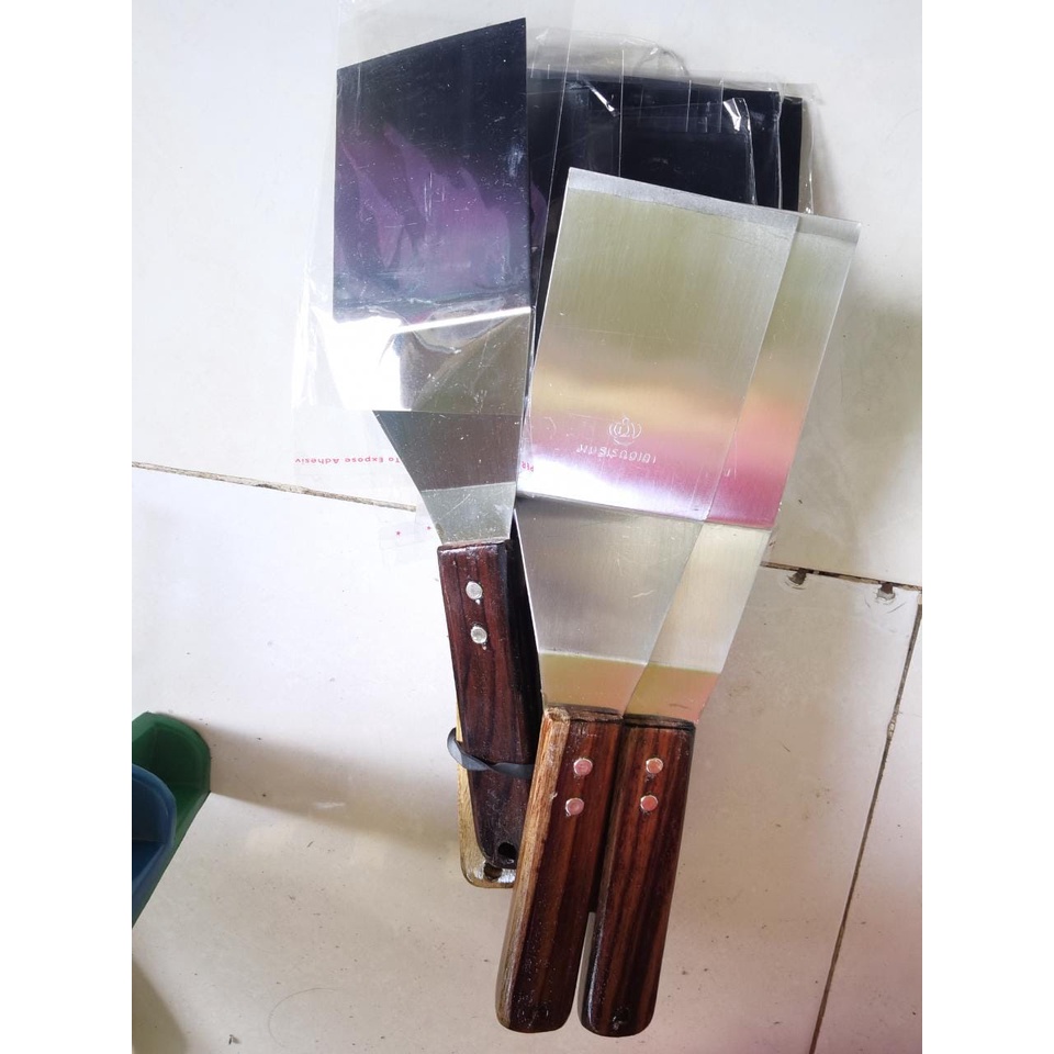 Termurah Spatula Turner Pizza Roti Bakar Stainless Steel