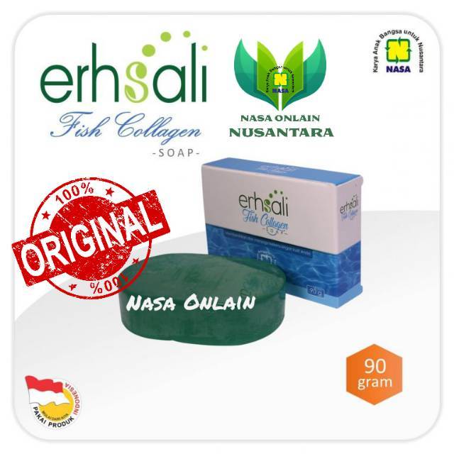 Erhsali Fish Collagen Nasa Ori Sabun Anti Aging