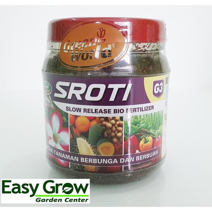 Produk Ready Pupuk Organik Slow Release Sroti G3 Bunga Dan Buah 480 Gr