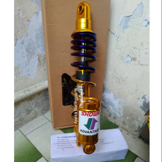 Shockbreaker showa tabung bawah 2tone 330mm vario mio beat scoopy fino dll / shock showa 2tone