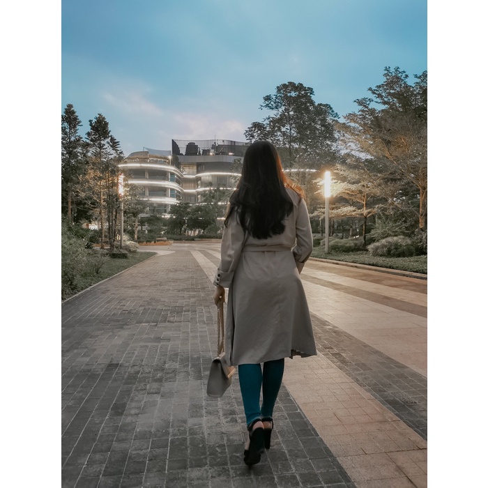 Jual N3W VELMA COAT NUDE M S Shopee Indonesia