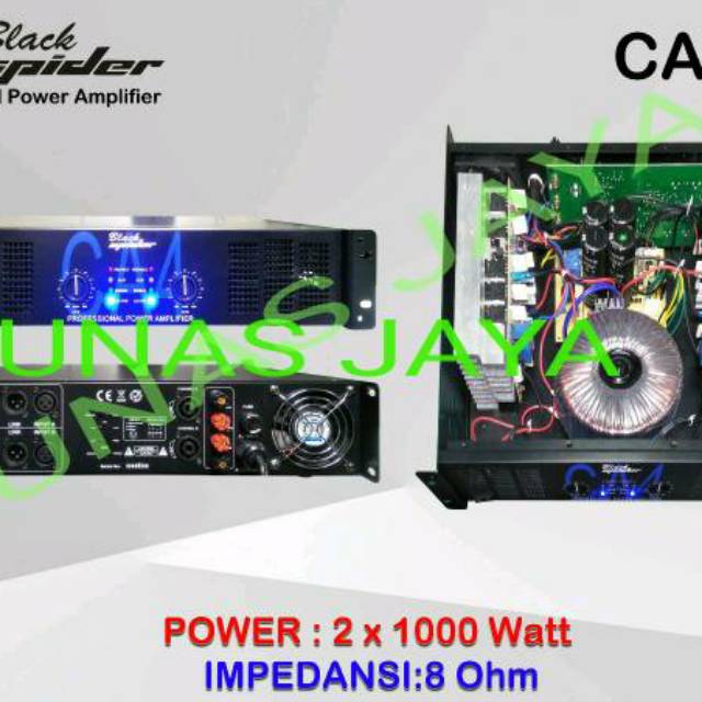 Power black spider ca 4