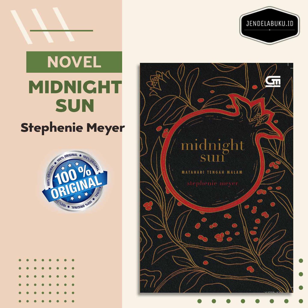 NOVEL TWILIGHT NEW MOON ECLIPSE BREAKING DAWN (NEW COVER) MIDNIGHT SUN By STEPHENIE MEYER