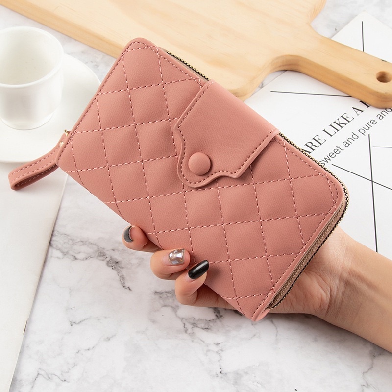 Dompet Lipat Wanita Dompet Kulit Pendek Cewek 2 Fold Wallet LN C228