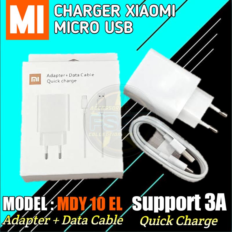 Charger Xiaomi MDY-10- EL Micro Usb Fast Charging original 100%