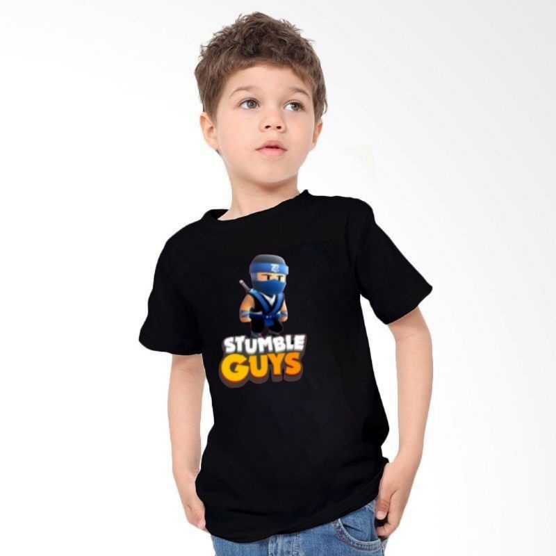 Baju Kaos Stumble Guys ninja Anak COWOK/Cewek-Remaja