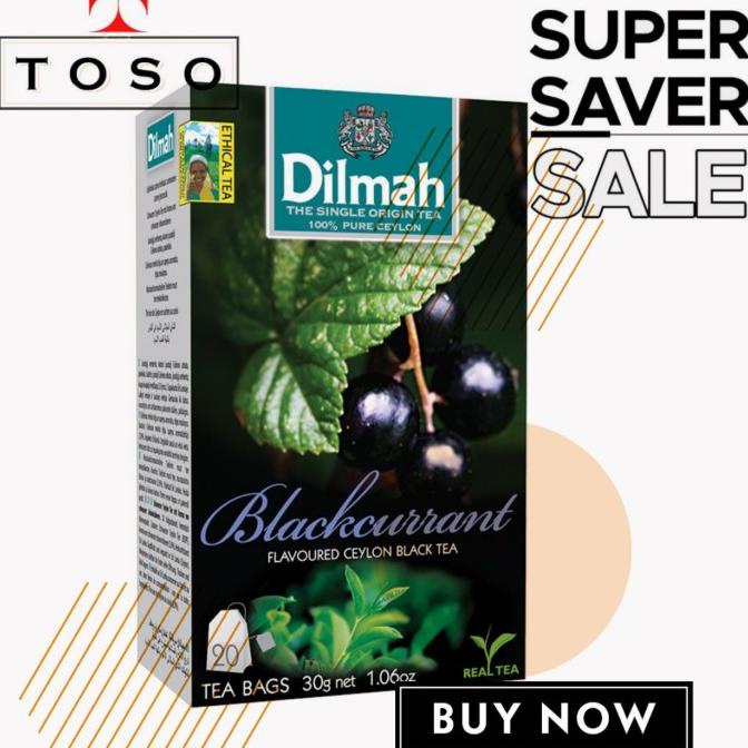 

BAYAR DITEMPAT TEH DILMAH BLACKCURRANT NO ENVELOPE 20 DILMAH TEA TAG TBAG TEH CELUP/MINUMAN COLLAGEN/MINUMAN YOYIC/MINUMAN DIET/MINUMAN PEMUTIH BADAN/MINUMAN KOREA/MINUMAN KEMASAN/MINUMAN KALENG/MINUMAN KOTAK/MINUMAN SEHAT HERBAL/MINUMAN SEHAT UNTUK