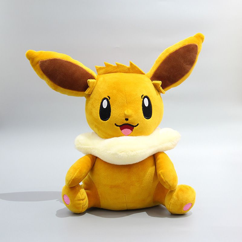 30cm Pokemon Eevee Changing Egg Reversible Plush Toy Stuffed Plushie Doll Pillow Transformation