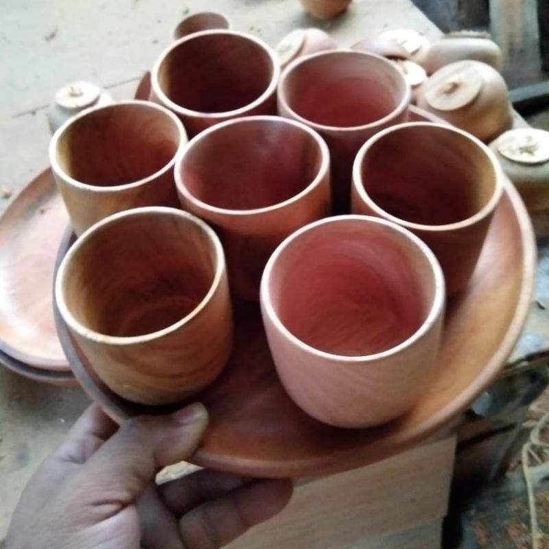 Gelas Kayu - Cangkir Unik