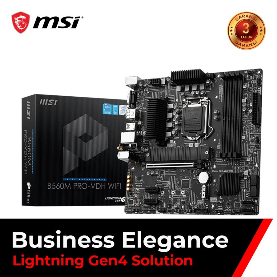 MSI B560M PRO-VDH WIFI (mATX - LGA 1200 - Gen 11)