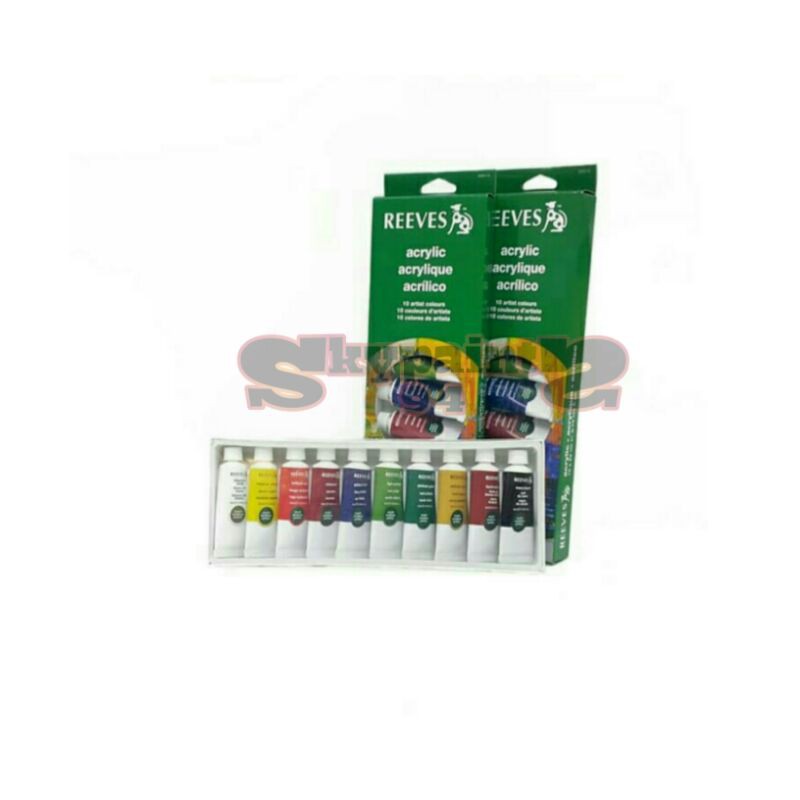 

Reeves Acrylic Colours 10x22ml Set