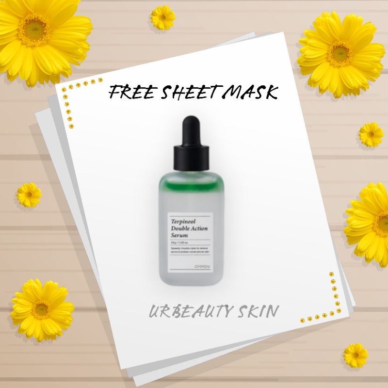 Chiyou Terpineol Double Action Serum 30ml - FREE SHEET MASK