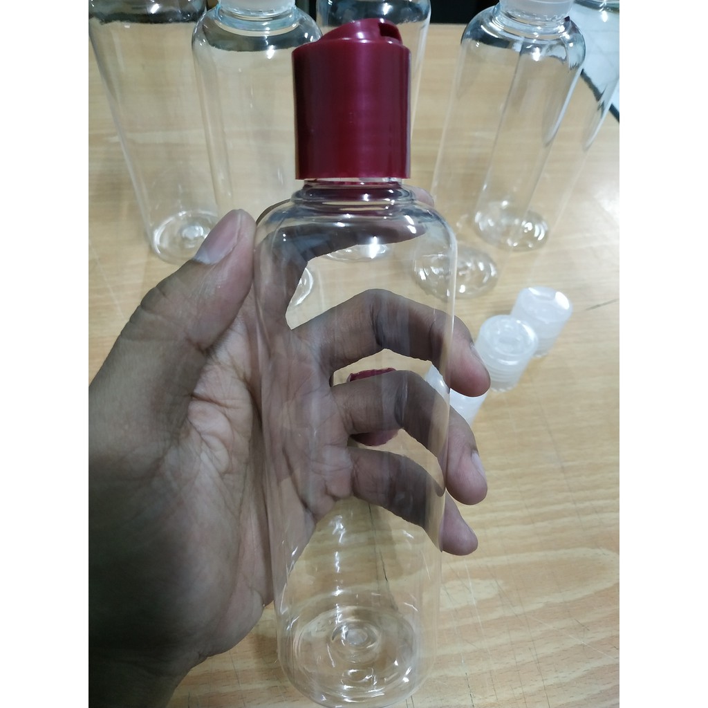 Botol Plastik Hand Sanitizer PressCap / Presstop 100ml, 250ml, 500ml