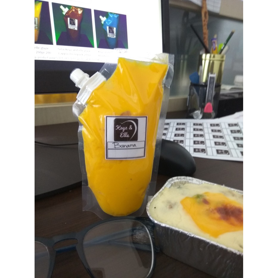 

Selai Keyz and elle glaze Banana repack 200gr 200 gr