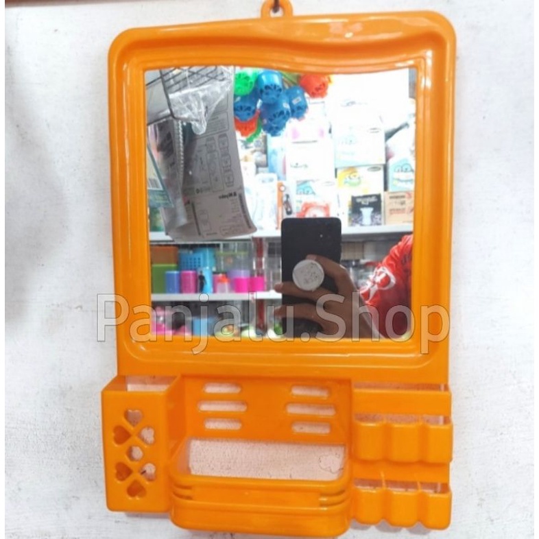 Rak Kaca Kamar Mandi Tempat Sabun Odol Sikat Gigi / Tempat Odol Kaca