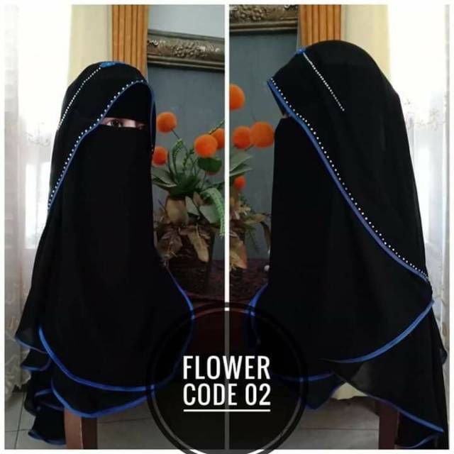 Niqob poni flower anak dan dewasa/niqob poni anak dan dewasa/niqob butterfly anak dan dewasa