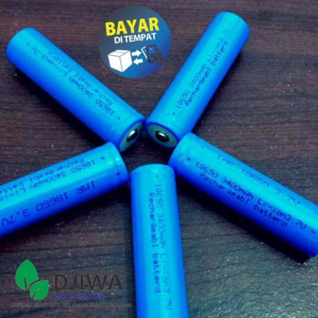 Baterai Laptop 18650 New, bisa di CHARGER Bukan Bekas, Baterai Senter, Batu Baterai Serba Guna 18650