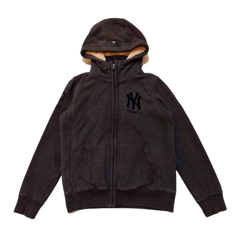 Hoode Zipper Sherpa MLB New York Yankees Second Original
