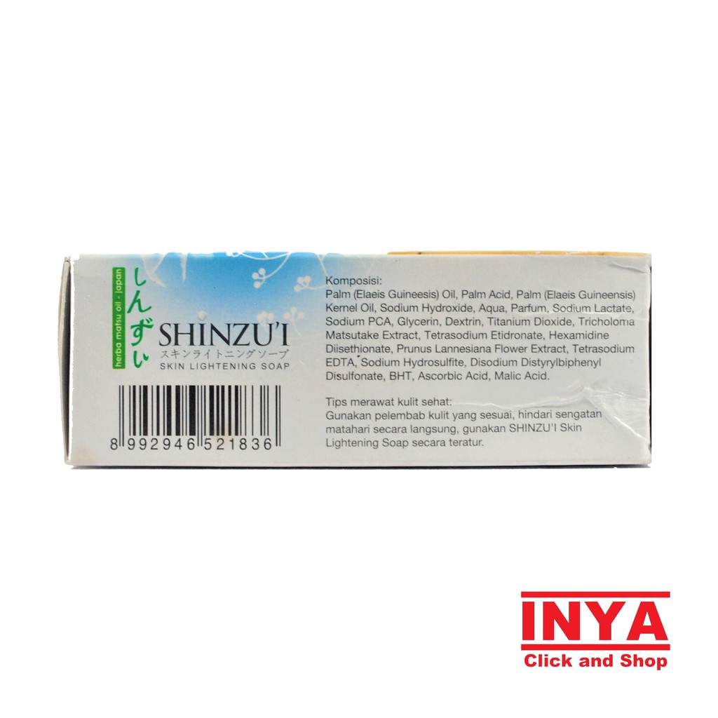 SHINZUI KENSHO SKIN LIGHTENING SOAP BAR 85gr - Sabun Batang