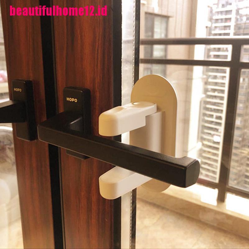 【beautifulhome12.id】Childproof Door Level Lock Baby Lock Prevents Toddlers from Opening Doors