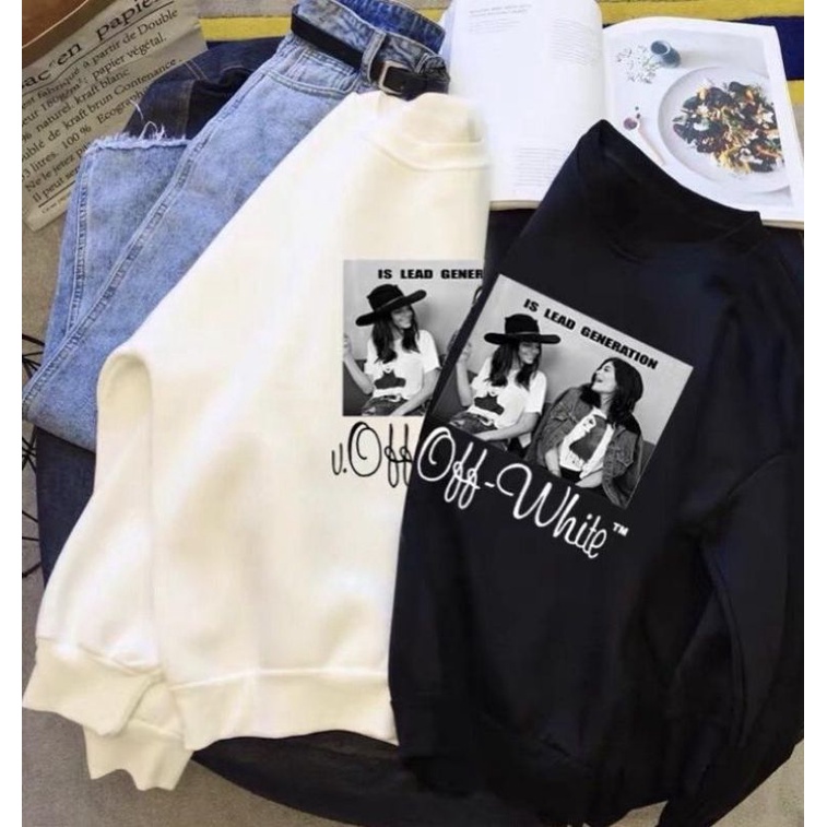 Off-white Sweater / Sweater Wanita / Sweater Murah Bandung