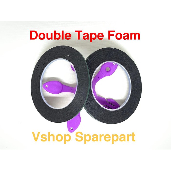 Double Tape Foam Double Tape Busa Black Super Lengket 0.3cm