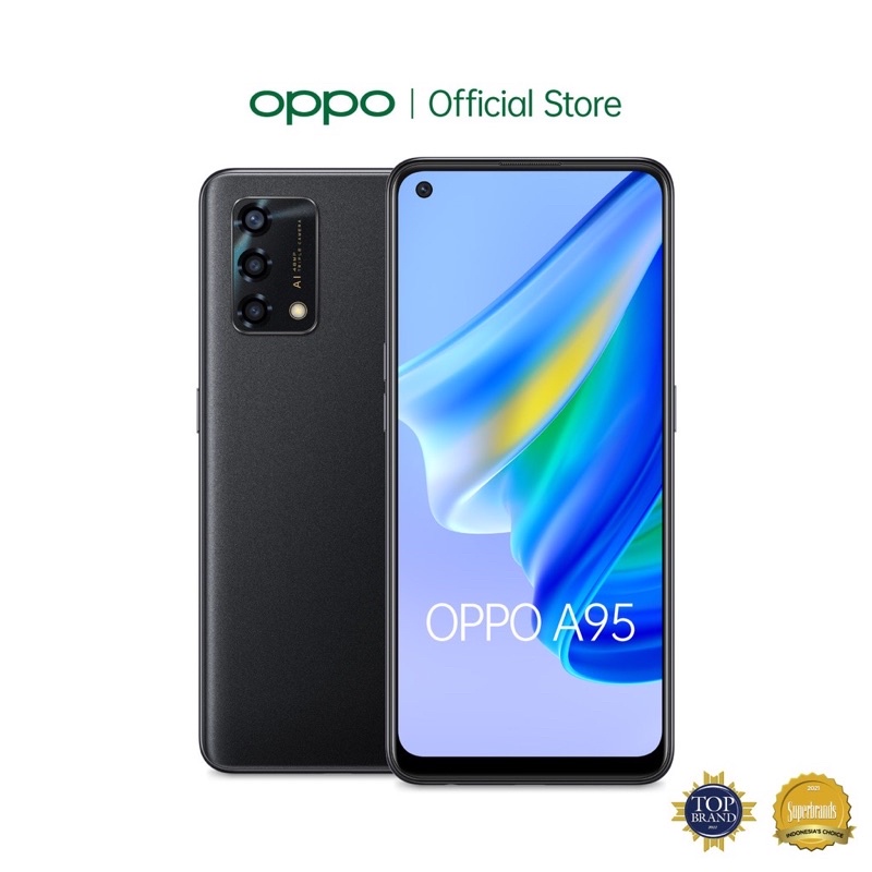 OPPO A95 8GB/128GB[33W Flash Charge,5000mAh Battery,NFC,48MP AI Triple Camera]