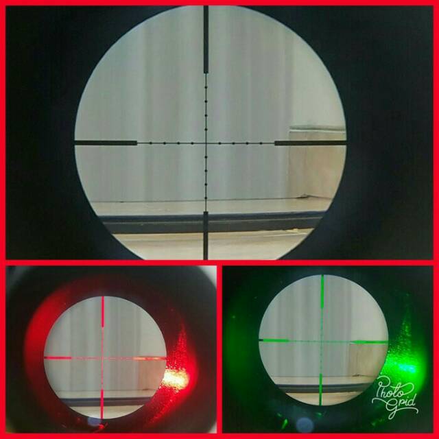 Rifle Scope dan Laser M9 LS3-10x42E