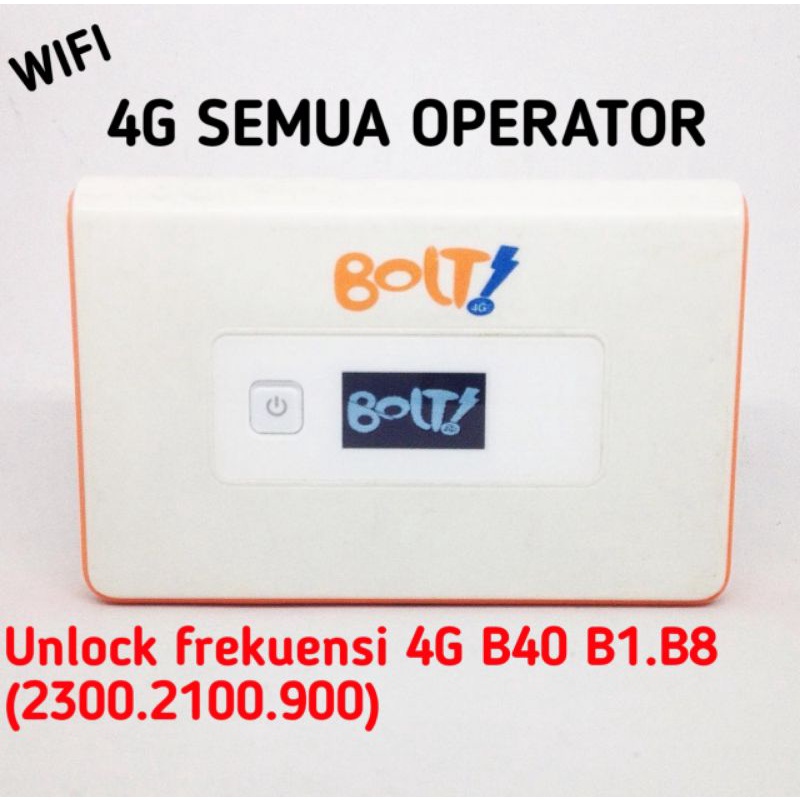 Modem 4G WIFI UNLOCK ALL OPERATOR SUPORT BY.U/ LIVE ON MODEM BOLT ORION 4G