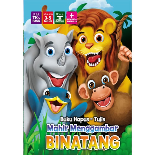 

Buku Hapus Tulis Mahir Menggambar Binatang