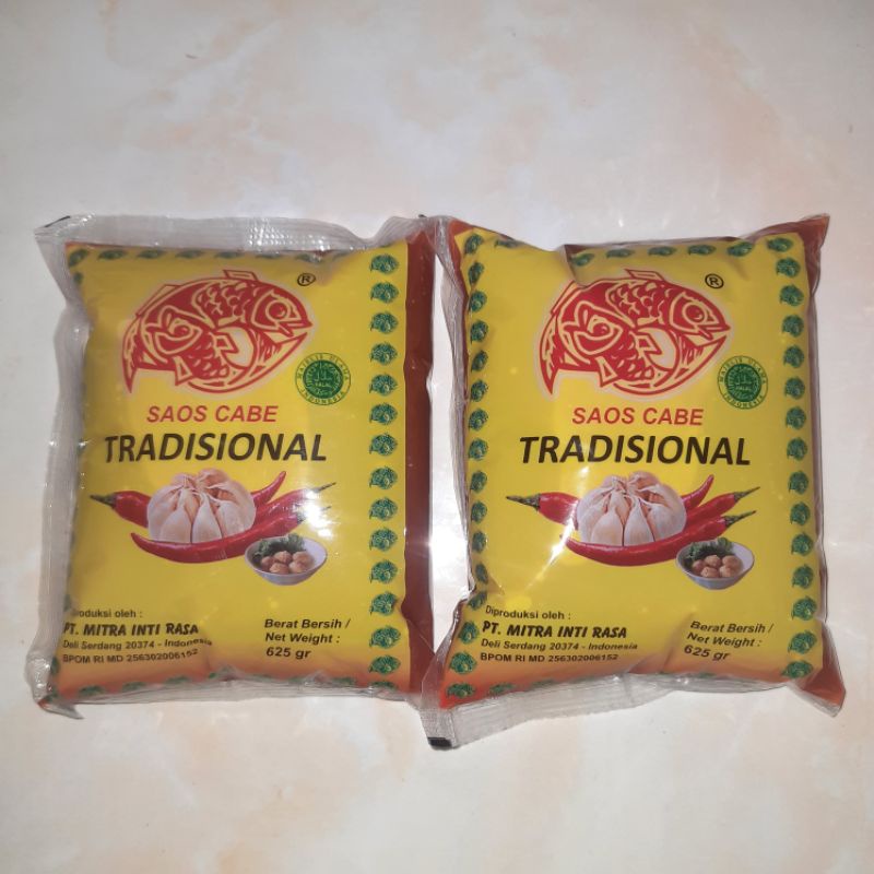 

Saos Cabe TRADISIONAL 2 Ikan / Saos dua ikan 625 Gr