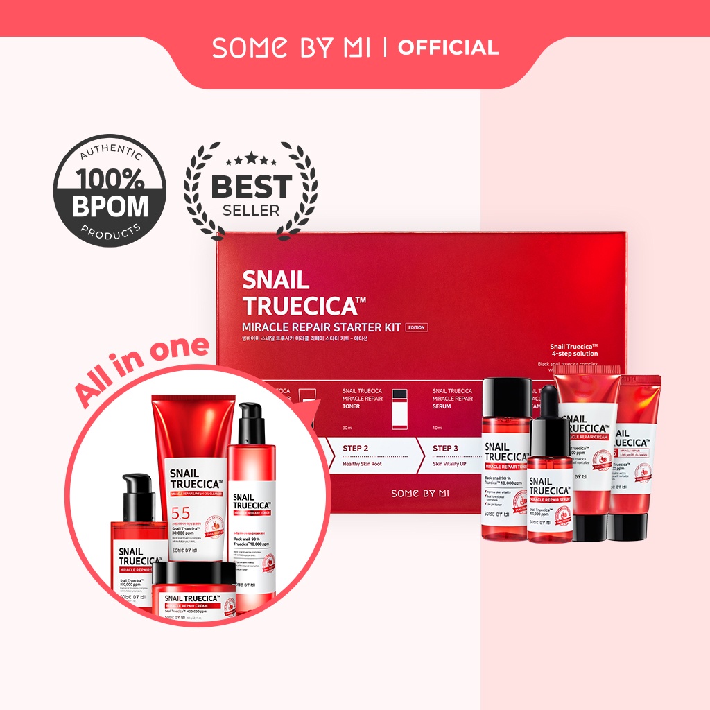SOME BY MI Snail Truecica Miracle Repair Starter Kit-1