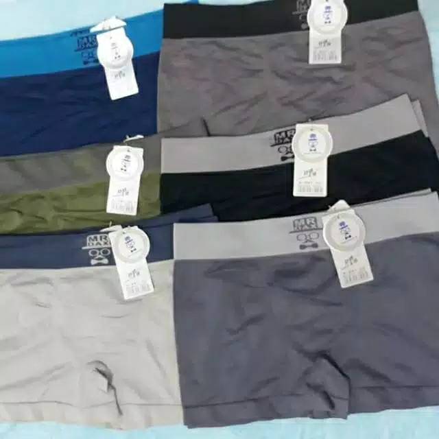 Celana dalam boxer pria rajut  MR DAX / UK L X