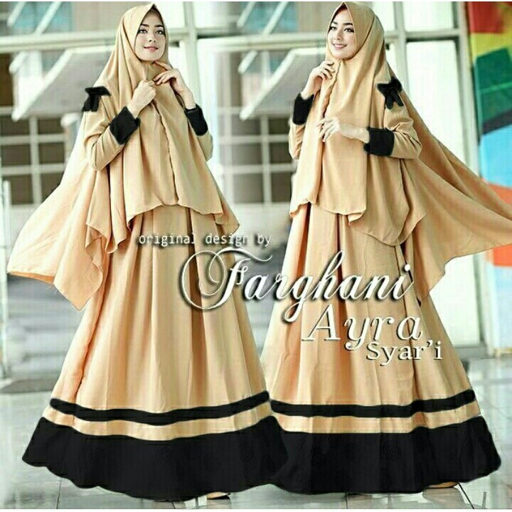 Termurah AIDA SYAI'I Busana Muslim Kekinian Gamis Syar'i Busui