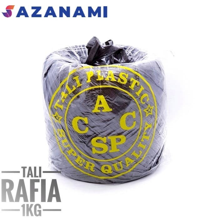

Promo Bulan Ini Tali Rafia Gulungan Besar 1Kg Full Tali Plastik Hitam Terlaris