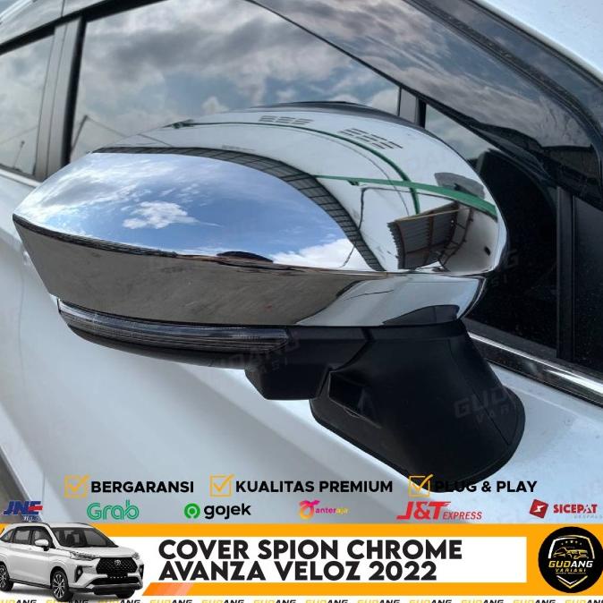 Cover Spion All New Avanza Veloz 2022 Chrome