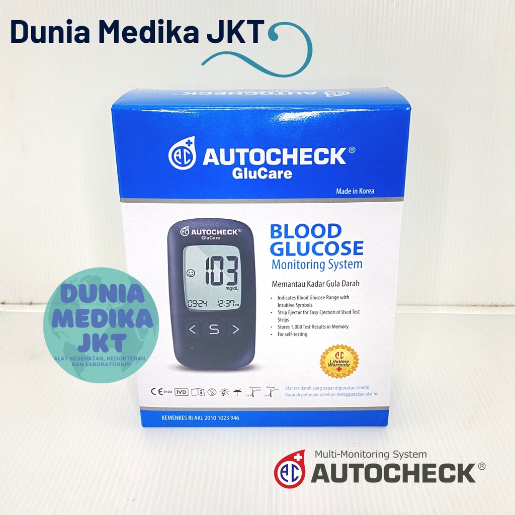 Autocheck Unit Gula Darah / Autocheck Glucare / Alat Cek Diabetes