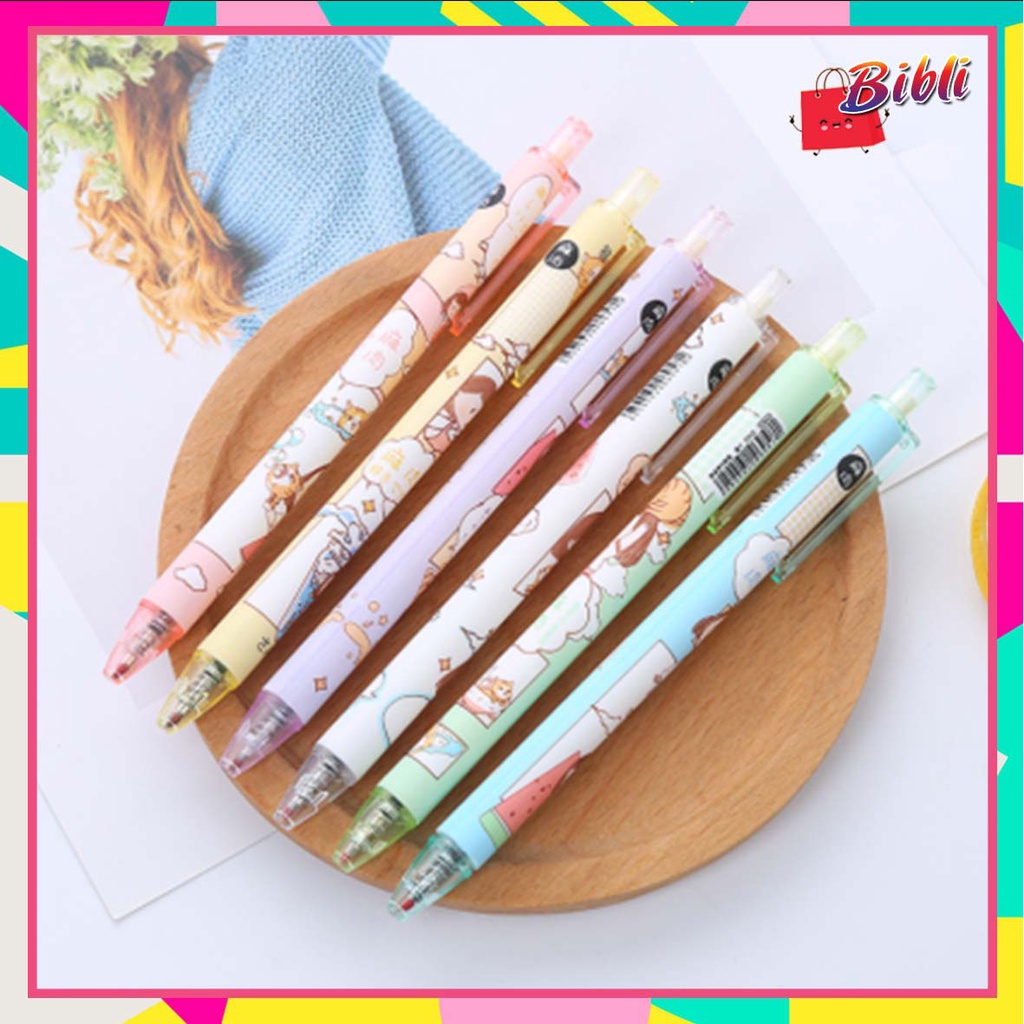 

Pulpen Gel Motif Cartoon Pulpen Pelajar Dan Kantor Pena Lucu Motif Haemorrhoid 560