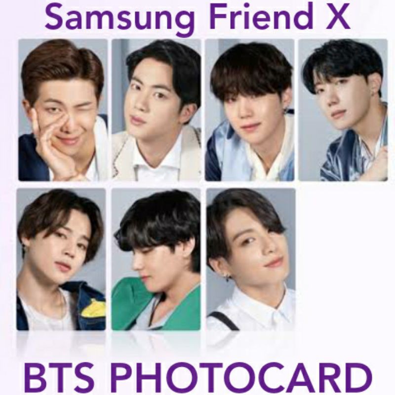 BTS Original Photocard Samsung Friends X Foto Photo