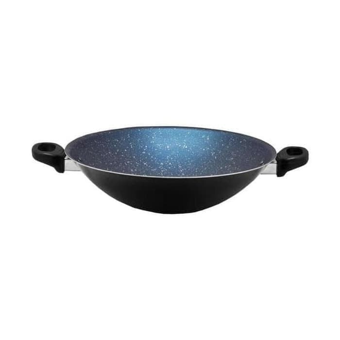 Maxim Galaxy Wok Wajan Penggorengan 30 Cm - Navy