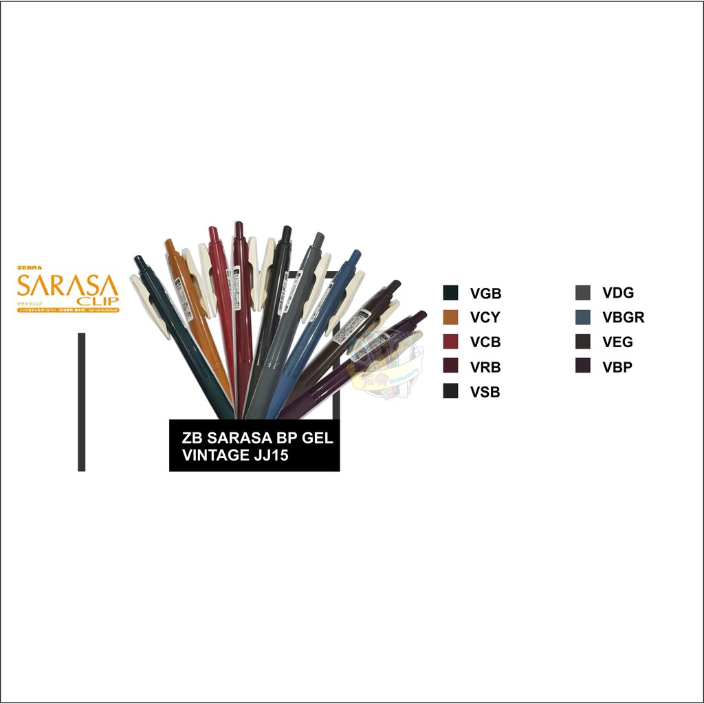 

Ballpoin Gel Vintage Sarasa JJ15