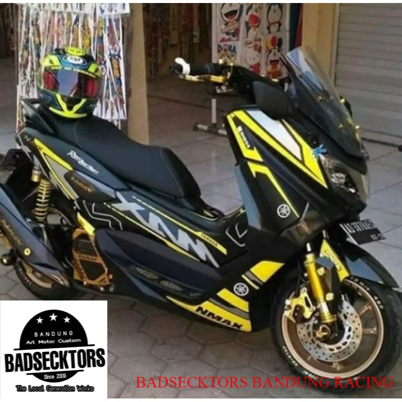 Decals Yamaha Nmax 155 motif Grafis keren