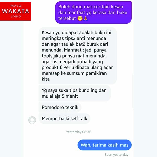 KITAB ANTI PENUNDAAN - Buku Motivasi Self Improvement / Pengembangan Diri - Coach Darmawan Aji