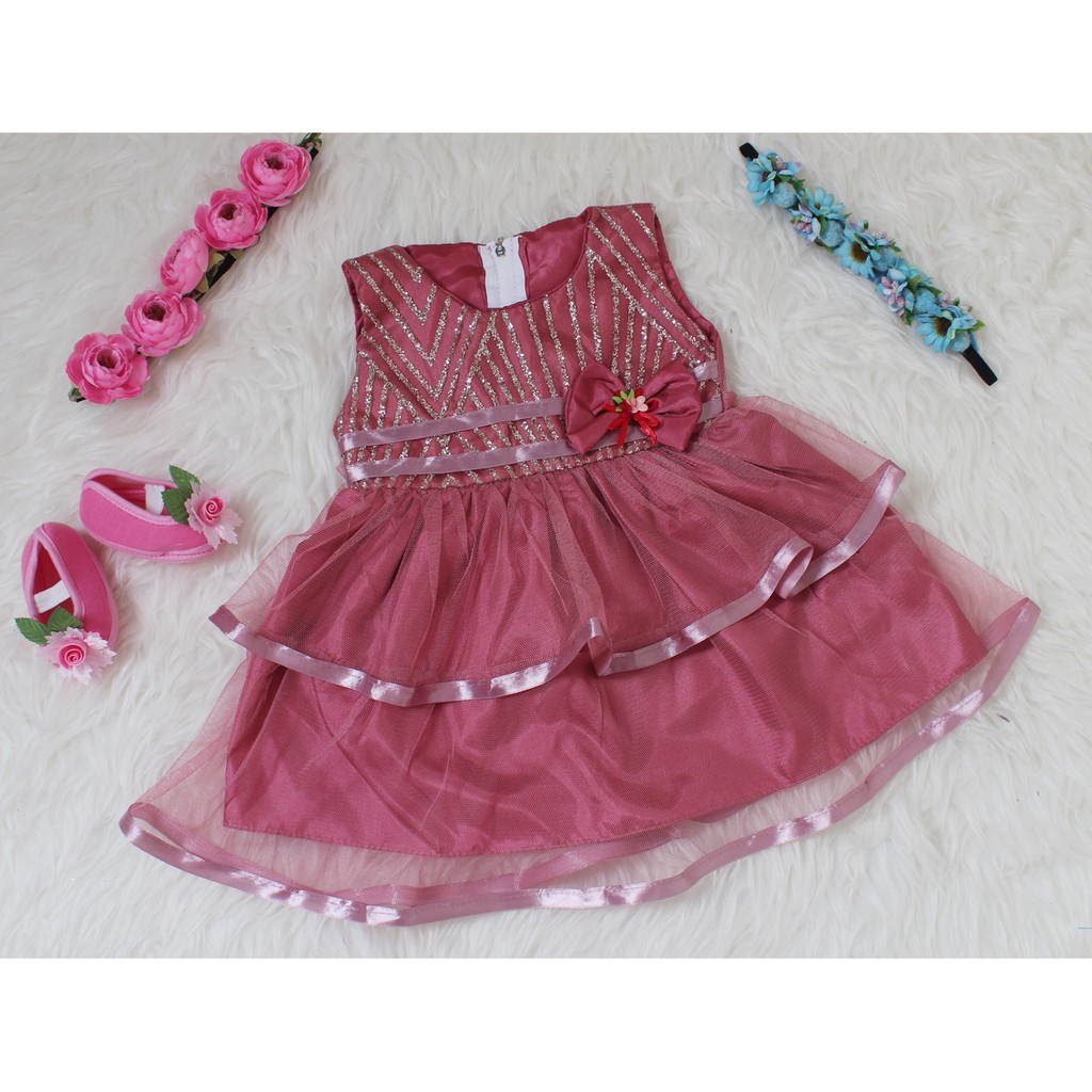 Dress Kids nuri/ Brukat Anak Premium/ Baju Pesta Anak/ Terusan Anak Dress